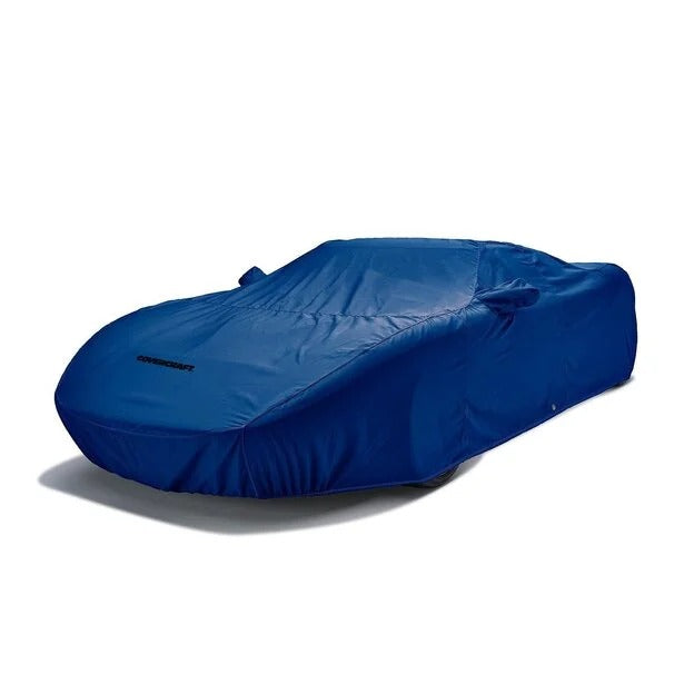 C8 Corvette Z06 Covercraft Sunbrella car cover for 2023–2026 models with custom aero fit