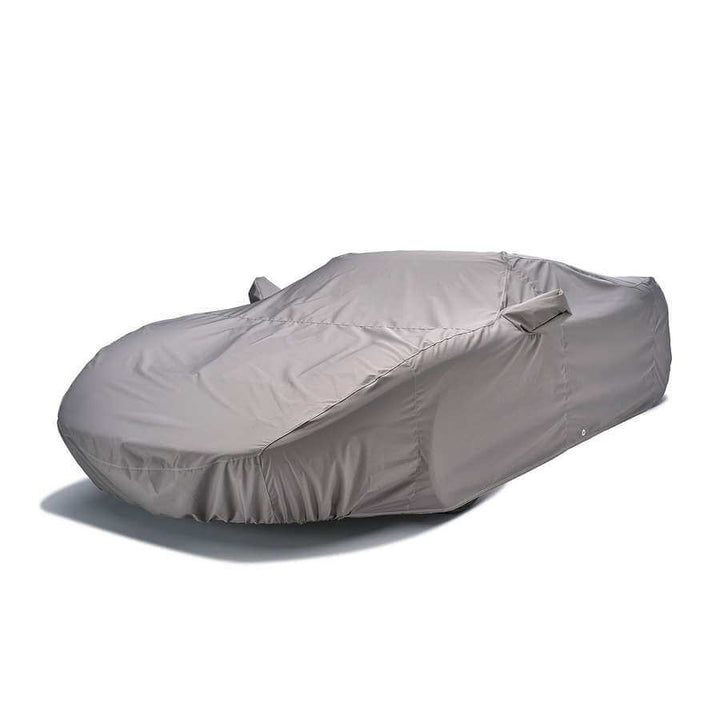 C8 Corvette Z06 Covercraft WeatherShield HD car cover for 2023–2026 models with custom aero fit
