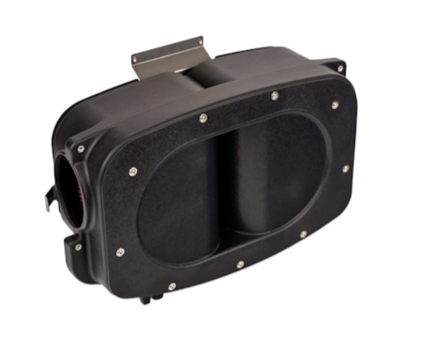 Assembled Halltech Super Hornet intake for C8 Corvette ZR1 and ZR1X with the black airbox lid installed
