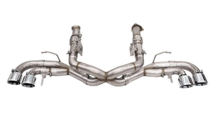 CORSA Xtreme 21105 cat-back exhaust for 2020–2026 C8 Corvette Stingray with polished 4.5-inch Pro-Series tips