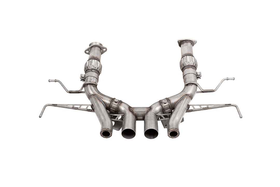 CORSA 21113 muffler delete cat-back exhaust system for 2023–2026 C8 Corvette Z06, 3-inch stainless steel, valved NPP compatible.