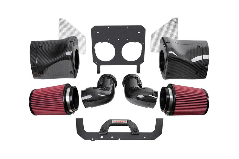 CORSA 44012D carbon fiber dual-path air intake for 2023+ C8 Corvette Z06 LT4