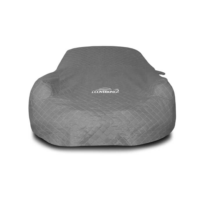 Grey Coverking Moving Blanket car cover for 2023-2026 C8 Corvette Z06