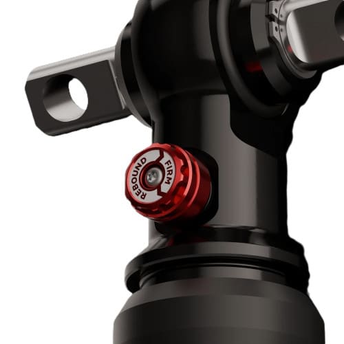 FOX 883-31-000 rebound adjuster close-up for C7 Corvette Performance ELITE adjustable shocks