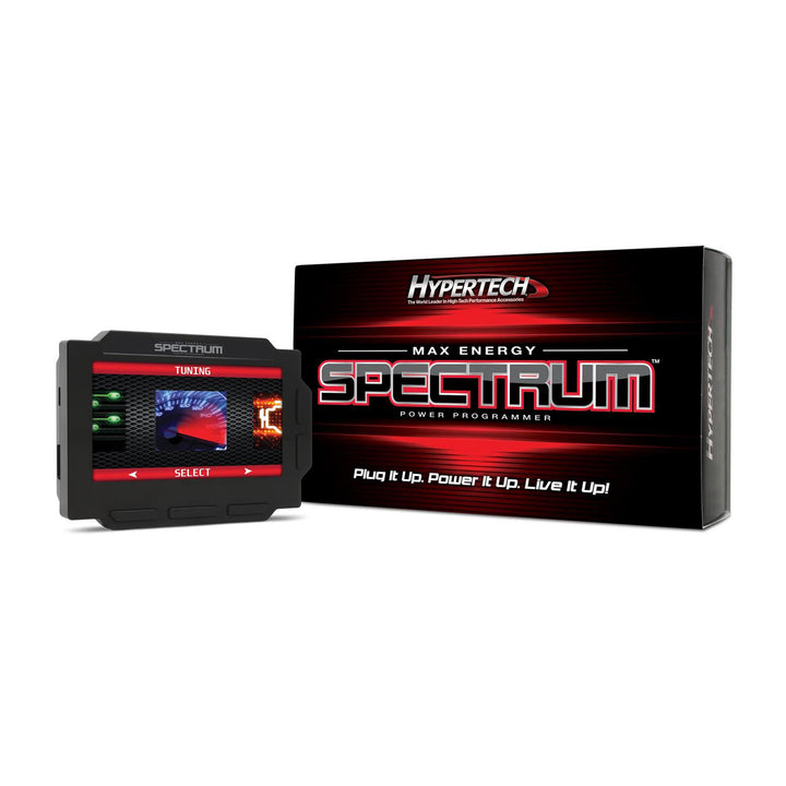 Hypertech Max Energy Spectrum programmer for C7 Corvette shown with product box
