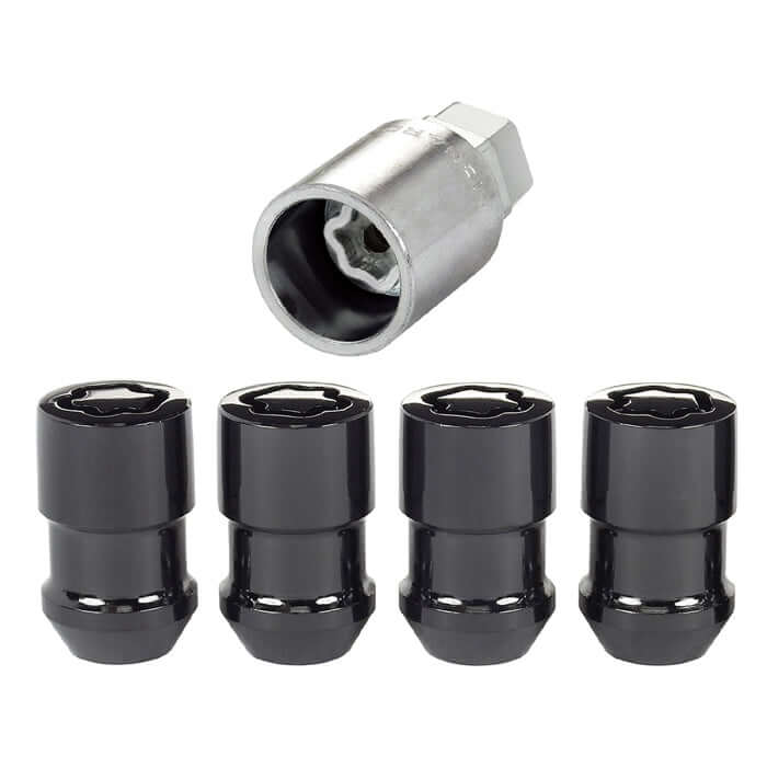 McGard 24026 black cone-seat wheel locks for C5 C6 C7 Corvette