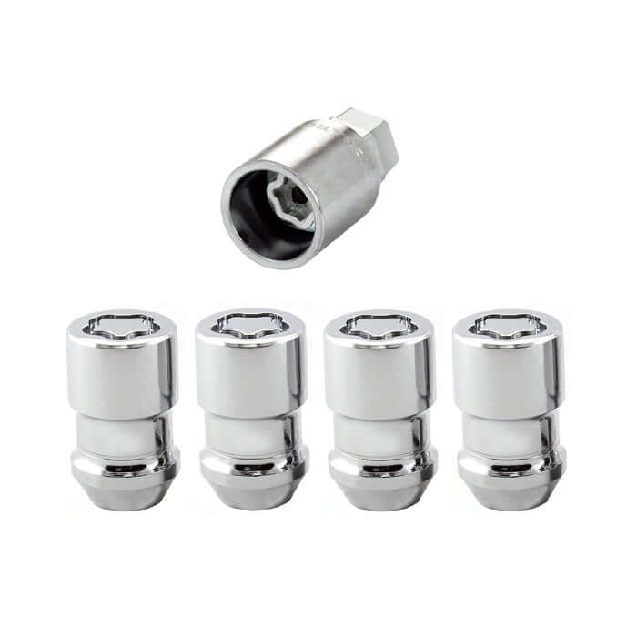 McGard 24137 chrome cone-seat wheel locks for C5 C6 C7 Corvette