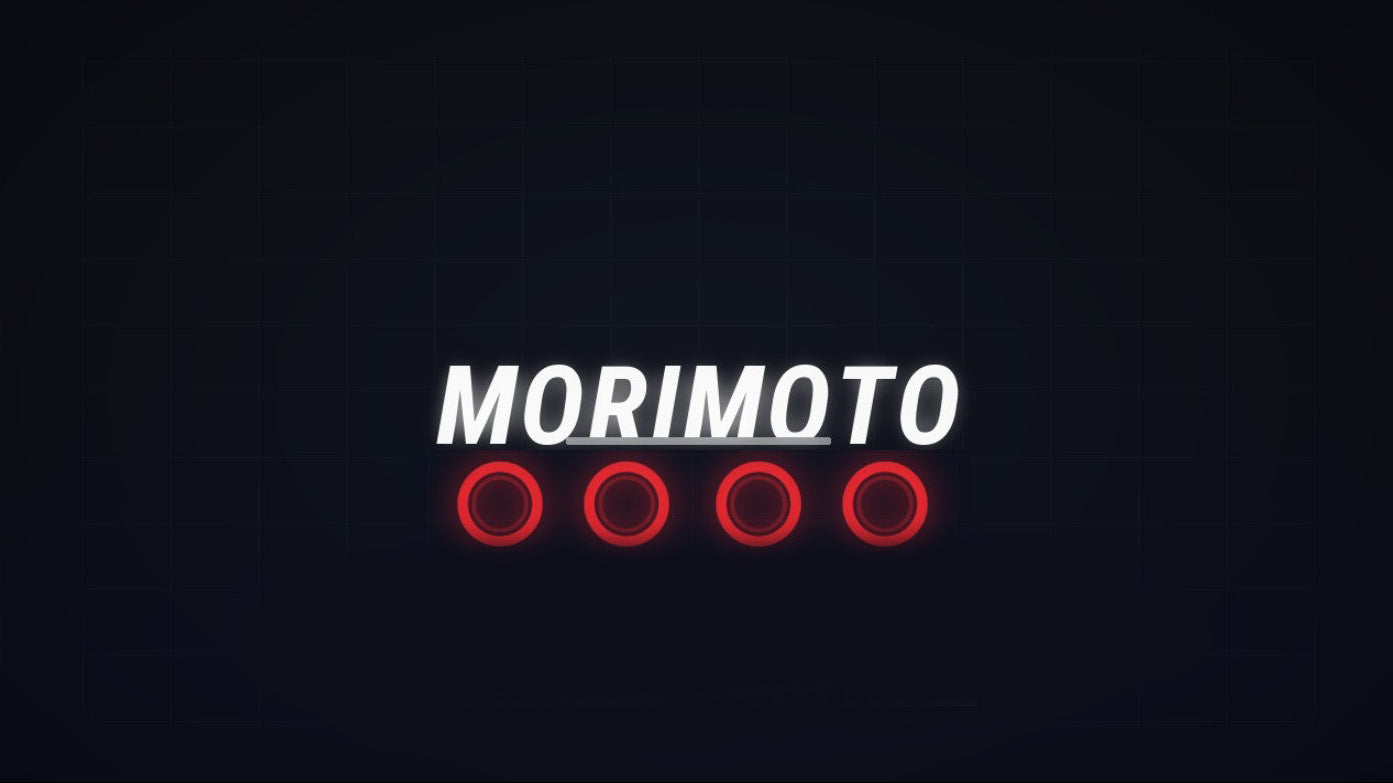 Morimoto Corvette lighting header with Morimoto logo for C6 and C7 Corvette