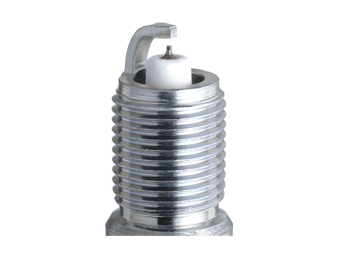 NGK Iridium IX spark plug electrode close-up
