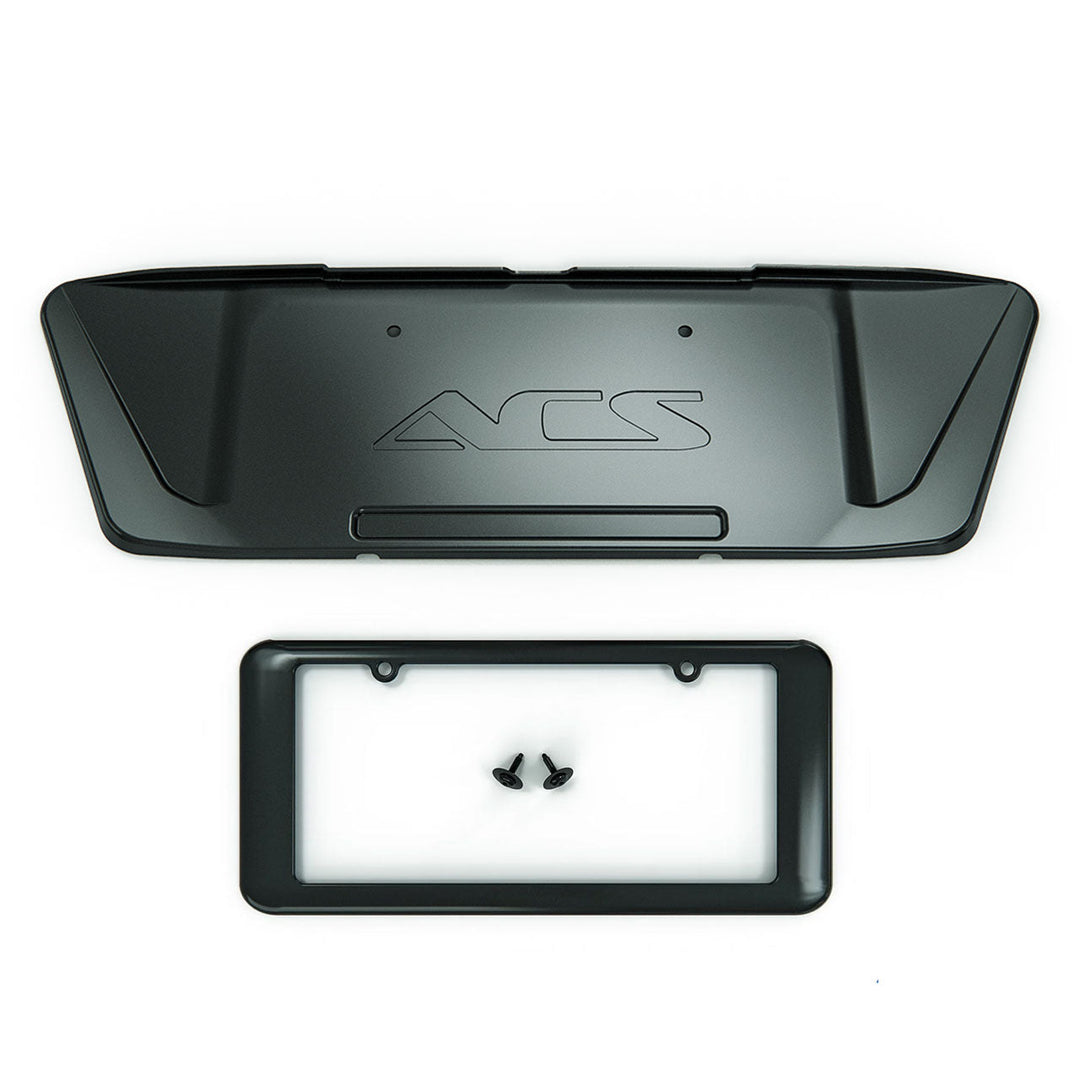 ACS Composite C8 example: Carbon Flash Black filler panel with optional matching frame