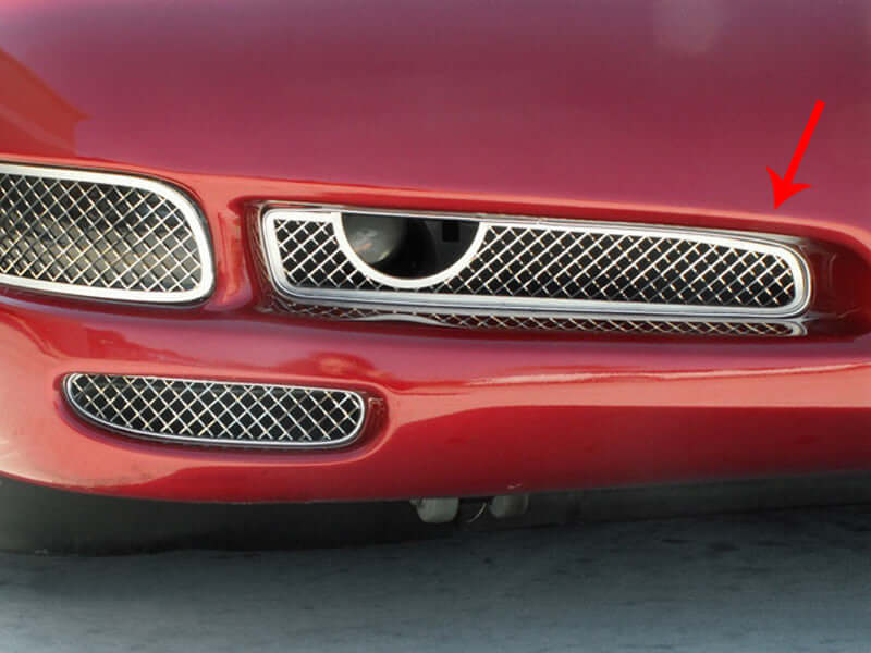 032024 c5 corvette laser mesh fog light grilles