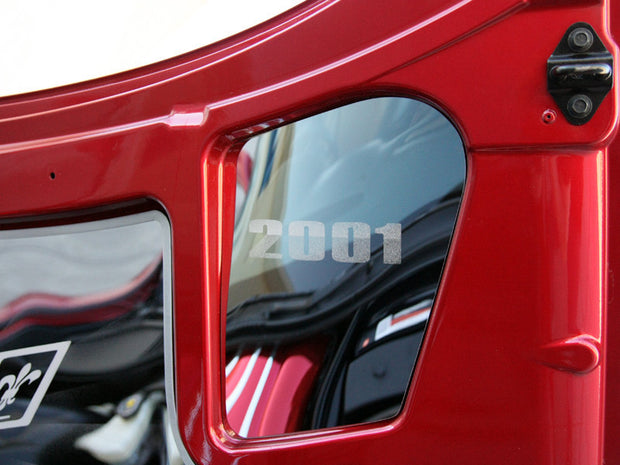 033004 C5 Corvette Hood Plate - etched