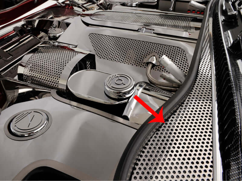 033013 C5 Corvette Perforated Cowl Cover