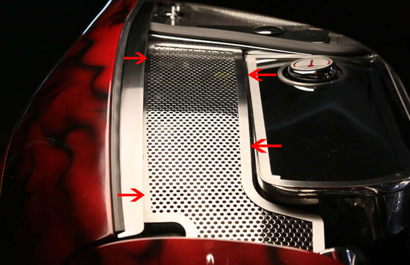 033071 C5 Corvette Perforated Fender Inserts