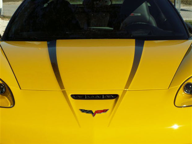 042030 C6 Corvette Hood Fade Graphic Stripes