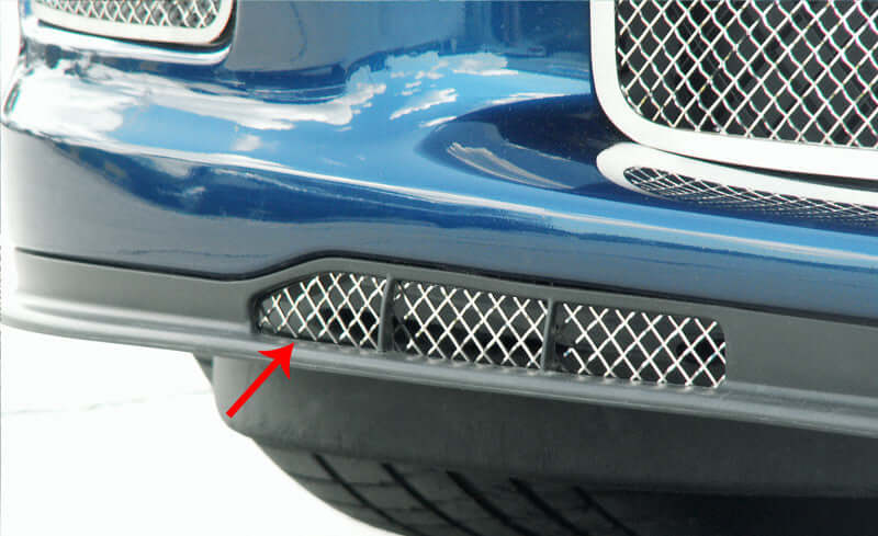 042045 C6 Corvette Grand Sport Laser mesh air dam grilles