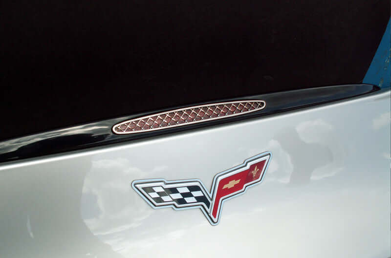 042065 Brake Light Grille for the C6 Corvette Laser Mesh