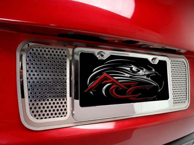 032020 american car craft license plate backer