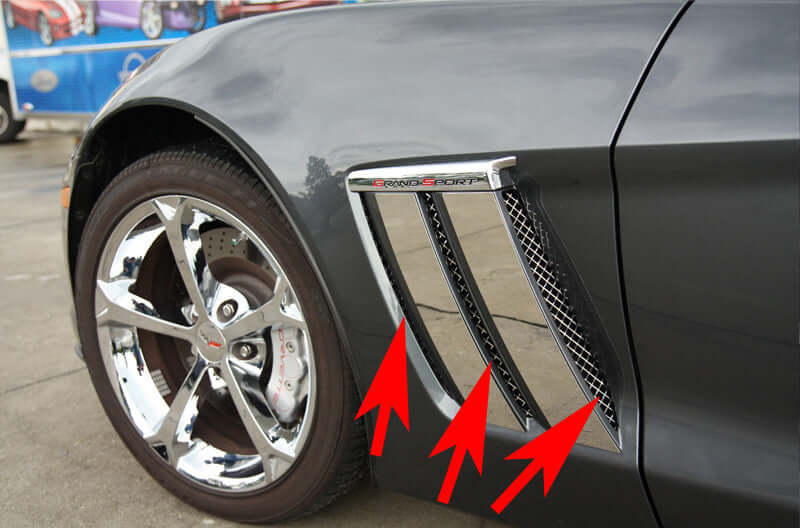 042082 C6 Corvette Grand Sport Side Vent Kit