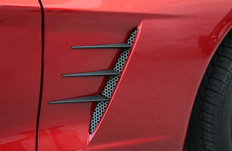 042114 C6 Corvette Side Vent Spears Black
