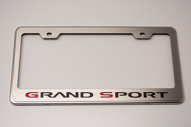 042132 C6 Corvette Grand Sport License Plate Frame