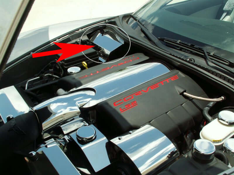043006 american car craft batter cover for the c6 corvette