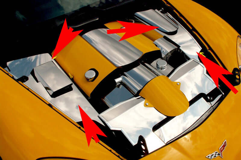 043017 C6 Corvette Inner Fender Covers