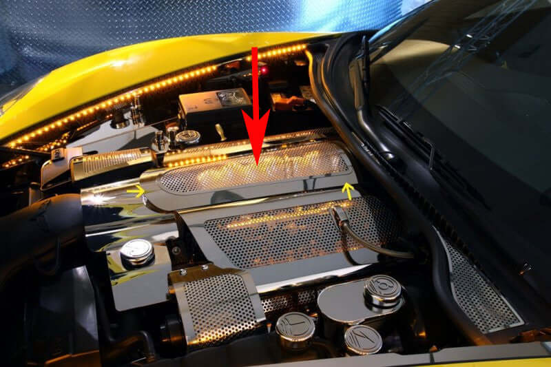 043056 C6 Corvette Illuminated Plenum Cover