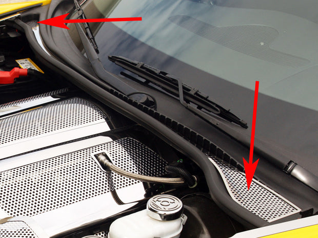 043058 Perforated Cowl Cover for the C6 Corvette