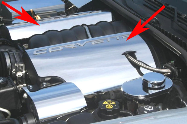 043114 C6 Corvette Fuel Rail Cover with Corvette