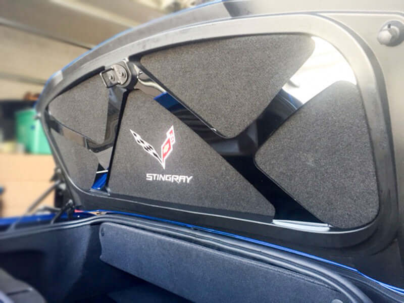 051022-P polished c7 corvette trunk brace