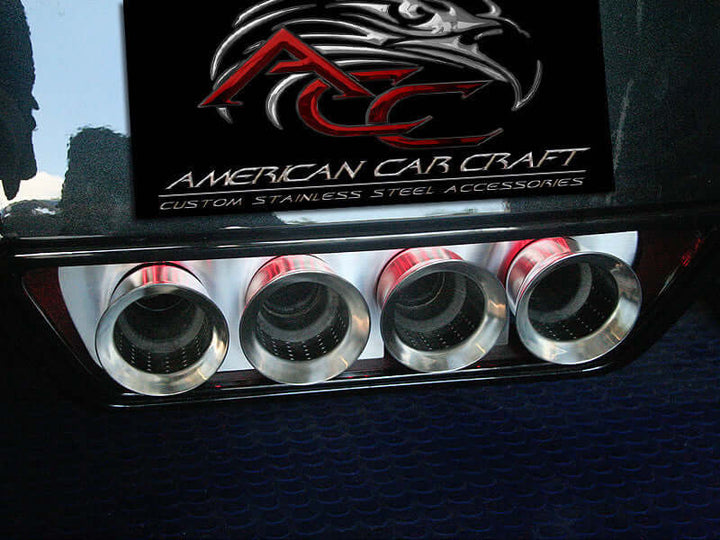 052016 Illuminated Exhaust filler plate american car craft c7 corvette