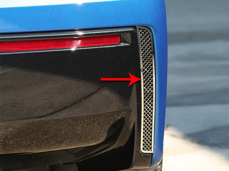 052003 C7 Corvette Rear Valance Laser Mesh Vent Grille