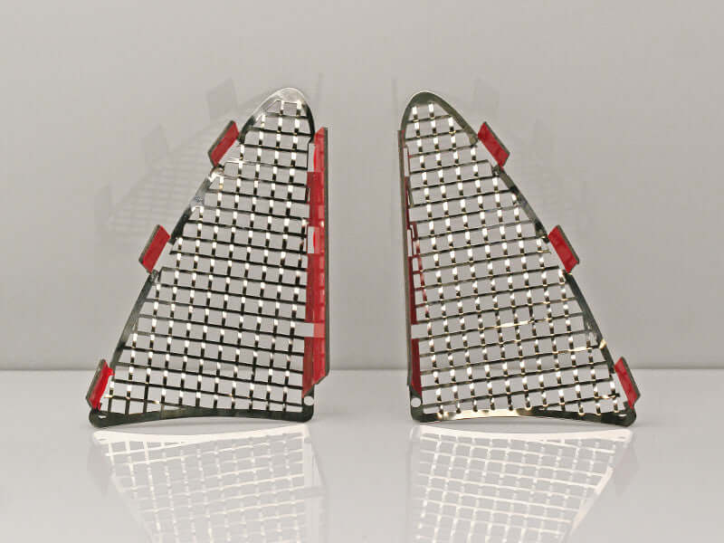 052005 C7 Corvette Tail Light Grille american car craft