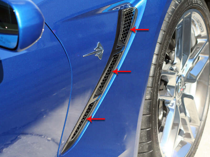 052008 C7 Corvette Side Vent Grilles