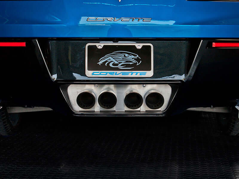 052015 Brushed Stainless Steel exhaust filler panel