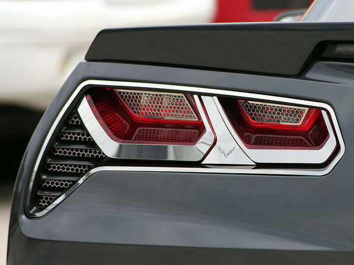 052047-P c7 corvette tail light bezels