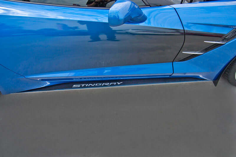 052049 C7 Corvette Side Skirts for the C7 Corvette