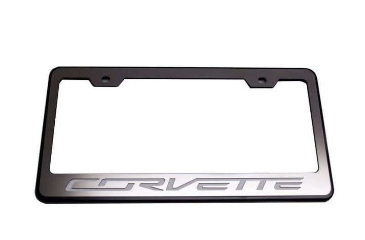 052083 license plate frame for the c7 corvette stingray