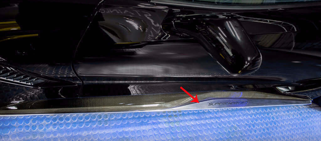052094 american car craft side skirts for the C7 Corvette