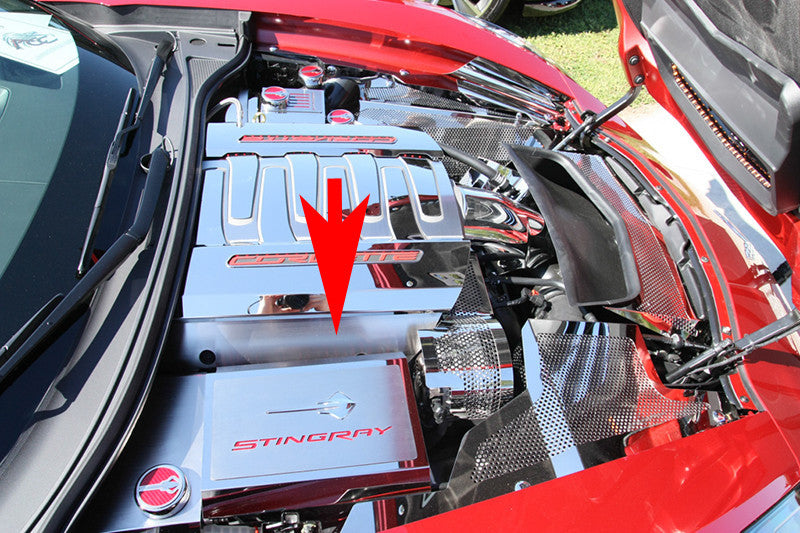 053054 C7 Corvette lower fuel rail covers