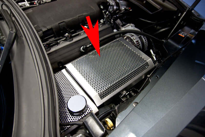053064 Perforated Fue Box Cover for the C7 Corvette Stingray 