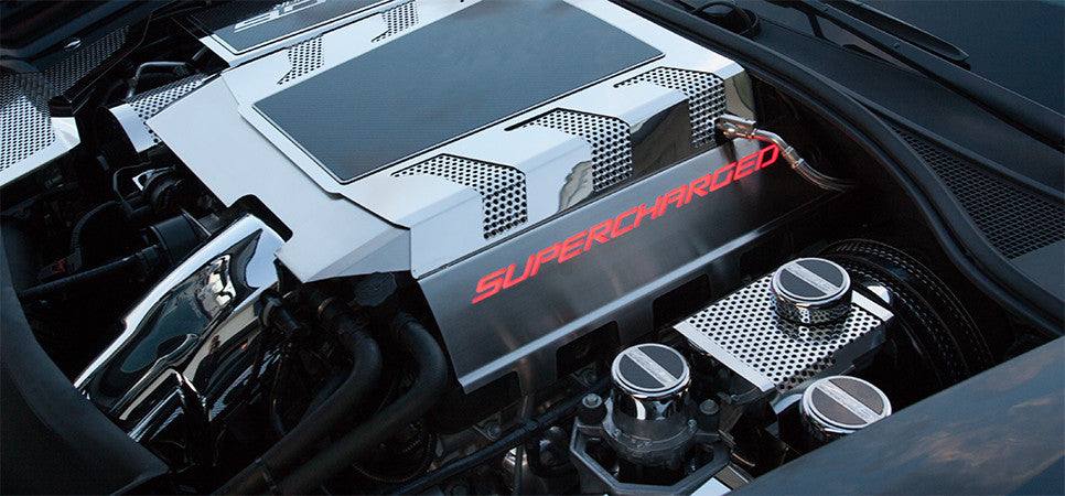 053089 American Car Craft Illuminatd Fuel Rail Covers C7 Corvette Z06