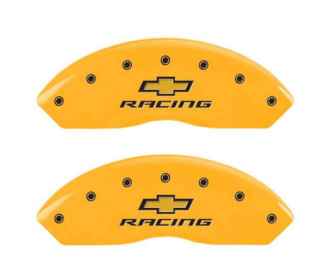 13007SBRCYL MGP Caliper Cover - C5 Corvette Yellow - Corvette Racing