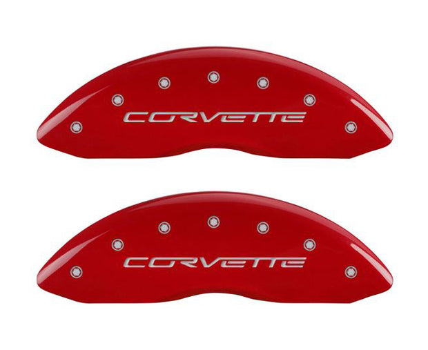 C6 corvette z06 red caliper covers - rear