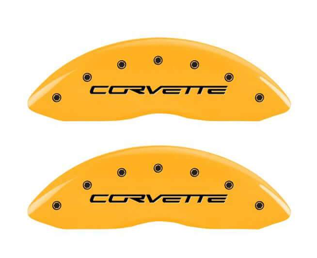 13083SCZ6YLmgp caliper cover - c6 corvette Z06 - yellow