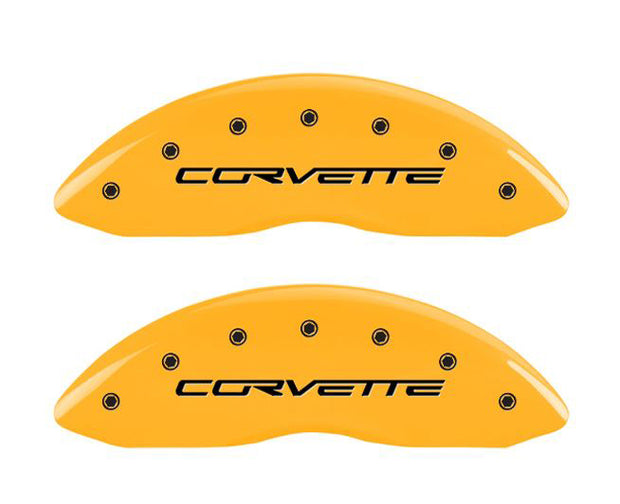 13083SCZ6YLmgp caliper cover - c6 corvette Z06 - yellow
