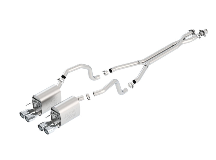 C6 Corvette Borla S-Type II 140452 Cat Back Exhaust (2005 - 2008)