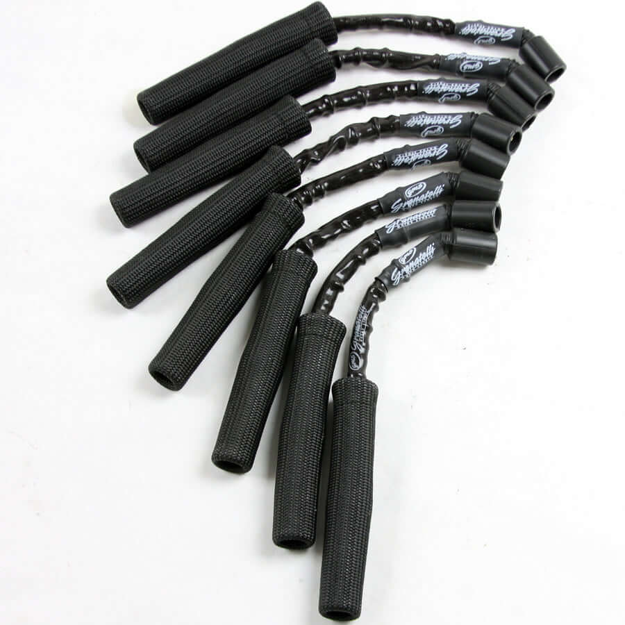 28-1545htbb Granatelli Spark Plug Wires - C5 Corvette Black and Black