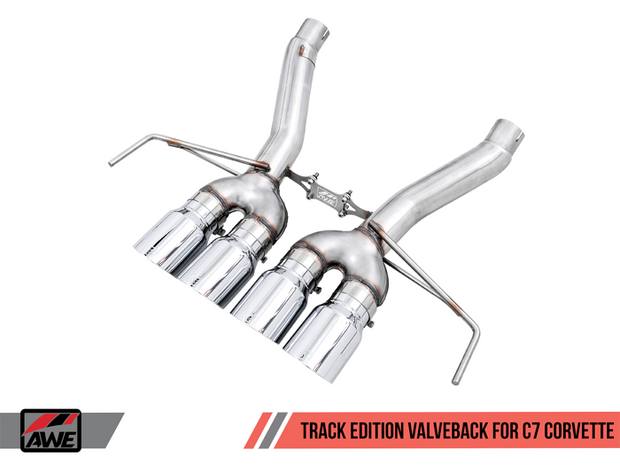 3020-42071 AWE Tuning Valveback Track Edition C7 Corvette Exhaust